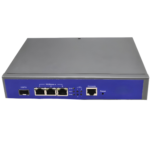 Gigabit Fiber Media Converter with 4 E1 Interfaces & 100M Ethernet Over IP - Asset Track Pro