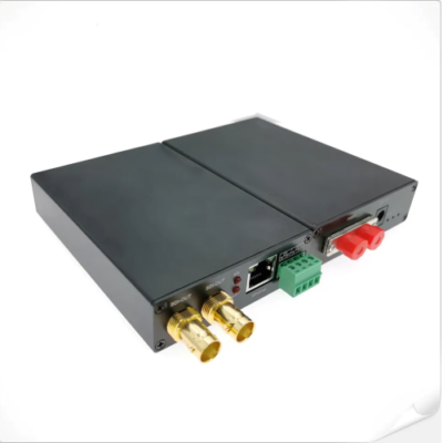 Gigabit Ethernet Fiber Converter, 12G Video Support - Asset Track Pro
