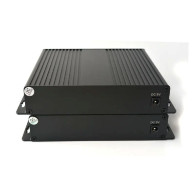 SDI Fiber Converter, 4 HD-SDI Channels, 80 km Range - Asset Track Pro