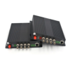 SDI Fiber Converter, 4 HD-SDI Channels, 80 km Range - Asset Track Pro