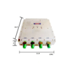 RF Fiber Converter, 2800 MHz Bandwidth, 10 km Range - Asset Track Pro