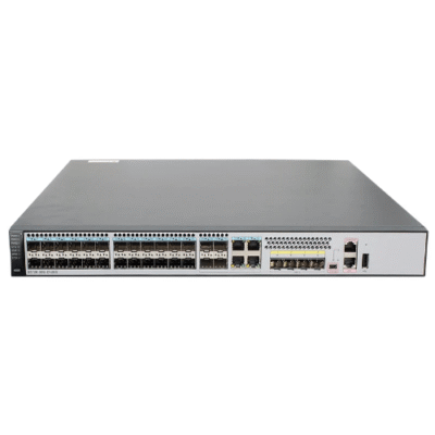 Gigabit Optical Switch with 598 Gbps Capacity, 24 Ports, and VLAN Support - Asset Track Pro
