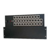 32-Channel XLR Audio Fiber Converter with Noise Control and -7 dB Tx Power - Asset Track Pro