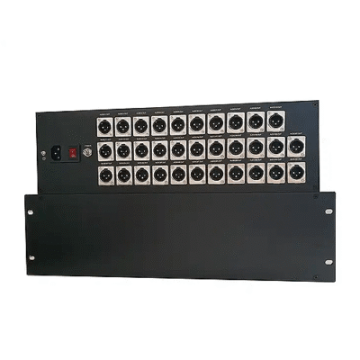 32-Channel XLR Audio Fiber Converter with Noise Control and -7 dB Tx Power - Asset Track Pro