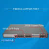 Managed Fiber Network Switch with 58 Gbps Capacity & 16 GE SFP Ports - Asset Track Pro