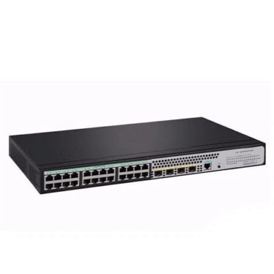 Gigabit Enterprise Switch with 336Gbps Capacity & 4 Fiber Ports - Asset Track Pro