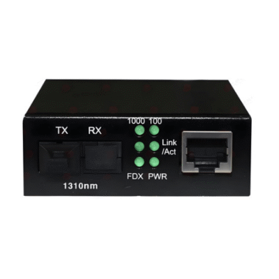Asset Track Pro Gigabit Fiber Optic Media Converter