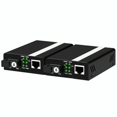 Asset Track Pro Gigabit Single Fiber Media Converter