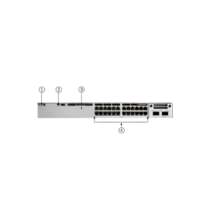 Enterprise Gigabit Fiber Converter with 480Gbps Bandwidth & 24 PoE+ Ports - Asset Track Pro