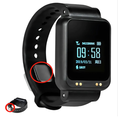 Tamper Proof GPS Tracker Watch with Anti Tamper Wristband - Asset Track Pro