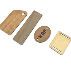 Eco-Friendly Custom Printed NTAG215 Wooden RFID Card - Asset Track Pro