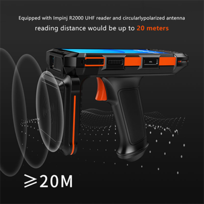 13.56MHz NFC 860-960MHz Long Range Handheld RFID Scanner - Asset Track Pro