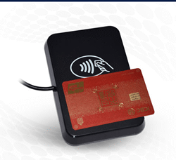 Asset Track Pro RS232 RFID Contactless Smart USB Small Card Reader 13.56 MHz