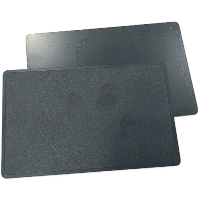 Custom RFID NFC Cards 13.56MHz Matte Black with Gold Finish - Asset Track Pro