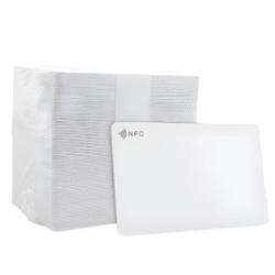 Custom 13.56 MHz UVNFC Card with Metal Finish for Banks - Asset Track Pro