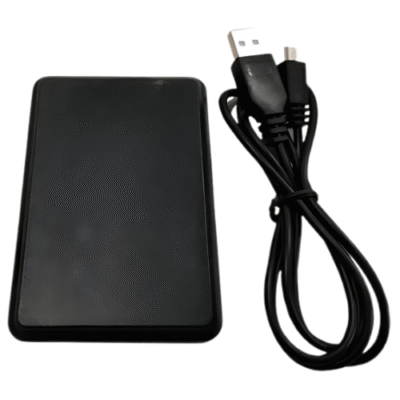 13.56 MHz USB Desktop RFID Reader, ISO 14443A, 100mm Range - Asset Track Pro