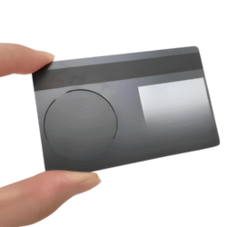 NFC Metal Business Card, Stainless Steel, Laser Engraved - Asset Track Pro