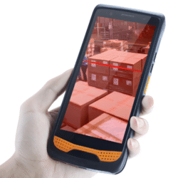 Rugged RFID Warehouse Barcode Reader, 13.56MHz, 5.5" Display - Asset Track Pro