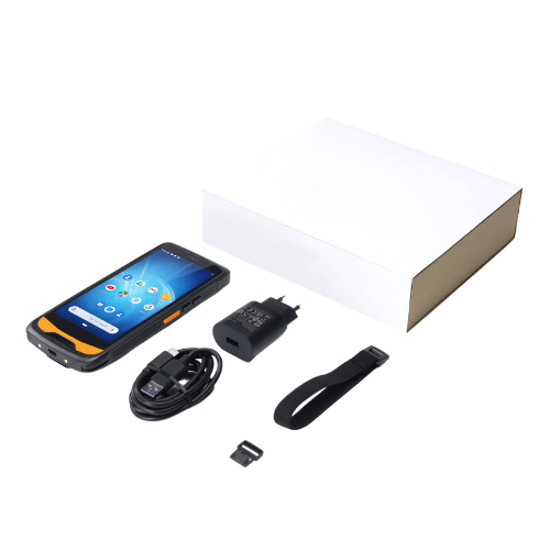 Rugged RFID Warehouse Barcode Reader, 13.56MHz, 5.5" Display - Asset Track Pro - Image 2