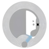 ATPHF-3504-2.png ISO14443A RFID NFC Dry Inlay, 25mm, High Frequency Sticker - Asset Track Pro