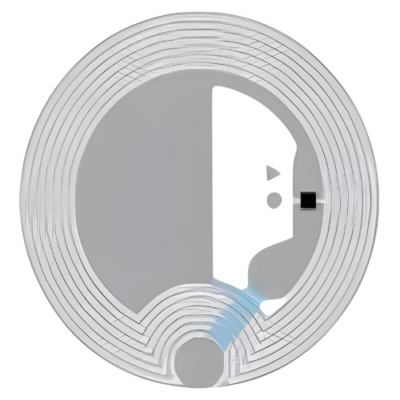 ATPHF-3504-2.png ISO14443A RFID NFC Dry Inlay, 25mm, High Frequency Sticker - Asset Track Pro