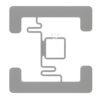 ATPHF-3504-3.png ISO14443A RFID NFC Dry Inlay, 25mm, High Frequency Sticker - Asset Track Pro