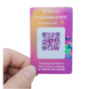 Asset Track Pro Motion RFID Logo QR Code Google Review Business Card Tag 13.56 MHz