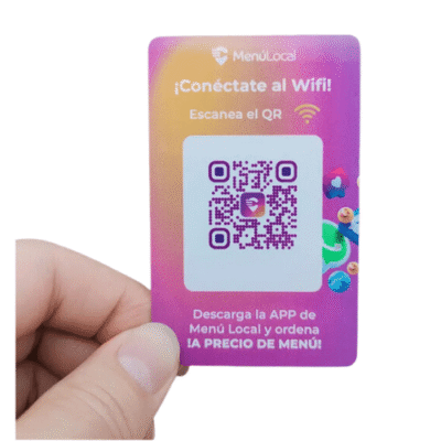 Asset Track Pro Motion RFID Logo QR Code Google Review Business Card Tag 13.56 MHz