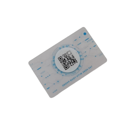 Asset Track Pro Motion RFID Logo QR Code Google Review Business Card Tag 13.56 MHz