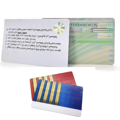 Custom 13.56 MHz NTAG 424 DNA RFID Smart Cards with Printing - Asset Track Pro