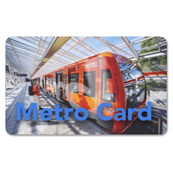 Secure 13.56MHz MIFARE DESFire EV1 RFID Card for Metro & Bus - Asset Track Pro