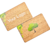 Custom Sapele Wood MIFARE 1K NFC Card with QR option - Asset Track Pro