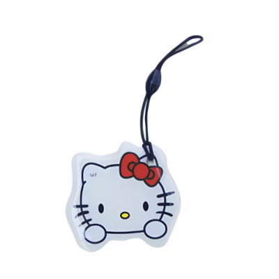 Epoxy Keychain NFC Hang Tag with Customized Logo - Asset Track Pro