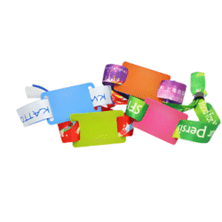 RFID NFC Fabric Wristbands 13.56MHz Custom Logo - Asset Track Pro