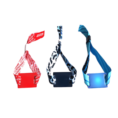RFID NFC Fabric Wristbands 13.56MHz Custom Logo - Asset Track Pro