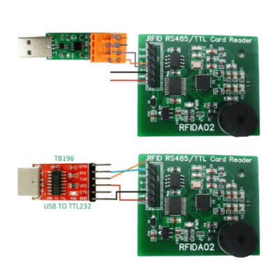 Multi Pro NFC RFID Reader/Writer 13.56 MHz with TTL Interface, LED & Buzzer - Asset Track Pro