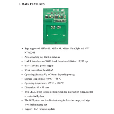 Asset Track Pro HF RFID Fast Delivery Reader Module