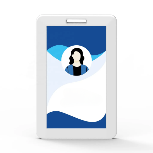 LoRaWAN BLE 5.0 GNSS Wearable Smart Office Badge Tracker - Asset Track Pro