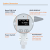Multi-Connectivity Pressure Sensor with OLED Display & IP67 – Asset Track Pro