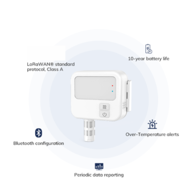 LoRaWAN Temperature And Humidity Sensor With Long Battery Life - Asset Track Pro