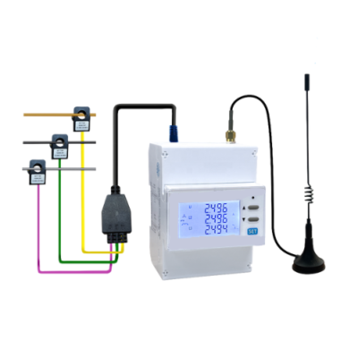 Three-Phase LoRaWAN Smart Energy Meter with Power Monitoring - Asset Track Pro