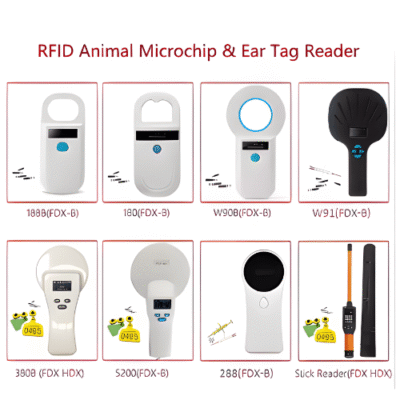 RFID Implantable Glass Tag Microchip ID Solution for Cattle, Animals & Pets - Asset Track Pro