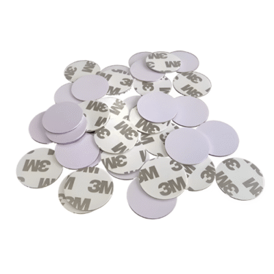 Waterproof RFID Sticker Coin Round Tag Card  PVC Sticker Coin - Asset Track Pro