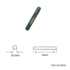 Asset Track Pro 0.08 in x 0.47 in (2.12 mm x 12 mm) Glass Tube Rfid Tag Pet Microchip For Animal Tracking