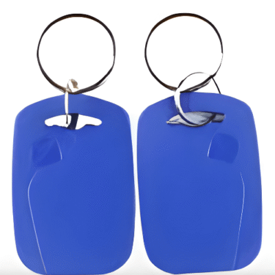 Plastic RFID NFC Keyfob with Waterproofing and Wide Temp Range - Asset Track Pro