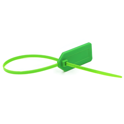 Disposable RFID Nylon Cable Tie Tag with Safety Seal for Containers - Asset Track Pro