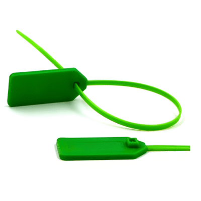 Disposable RFID Nylon Cable Tie Tag with Safety Seal for Containers - Asset Track Pro