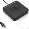USB RFID Contactless Card Reader, ISO/IEC 14443A, 13.56 MHz - Asset Track Pro