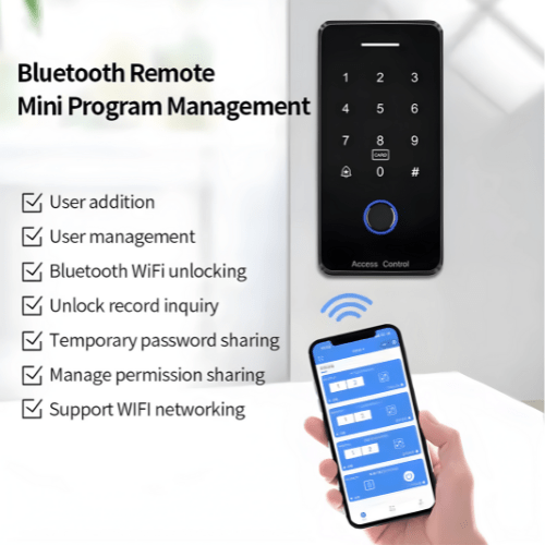 Smart WiFi Bluetooth Access Control Machine with Fingerprint - Asset Track Pro