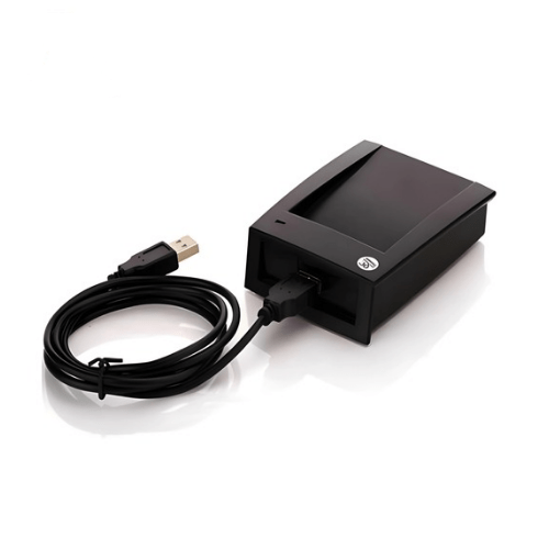 RFID Card Reader Writer Desktop, USB Interface with LED & Beeper - Asset Track Pro - Image 3
